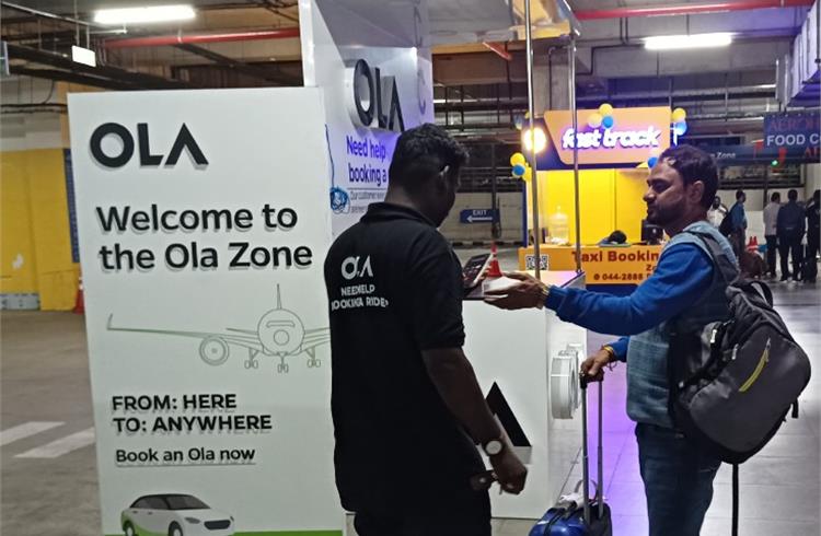 Ola Mobility launches operations at Chennai International Airport