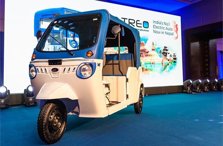 Mahindra Electric launches Treo three-wheeler in Nepal