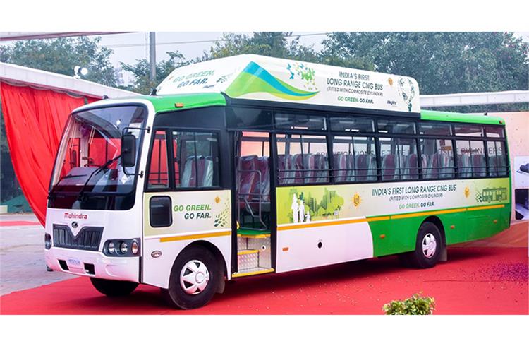 While CNG buses in India previously travelled 350km at the most, the five buses with Agility’s technology have a range of over 1,100 km each.
