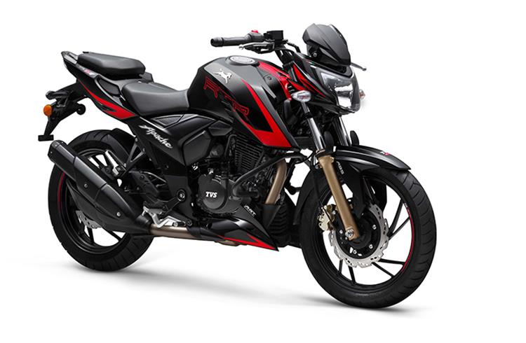 TVS launches Apache RTR 200 4V with SmartXonnect tech and crash alert system