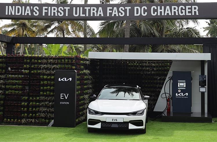Kia India installs speedy 240kWh EV charger in Kochi