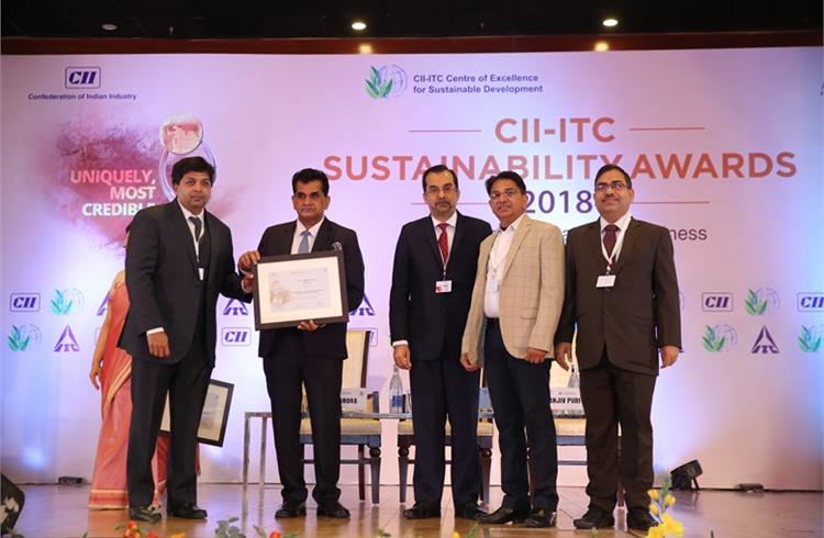 Maruti Suzuki India's CSR initiatives get recognition at CII-ITC Sustainability Awards 2018