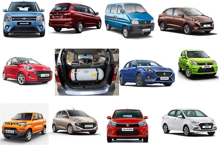 These 11 CNG- powered cars clocked total sales of 101,412 units between April-September 2021, up 97% YoY.