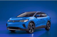 Volkswagen unveils new all-electric compact SUV ID.4 based on the new modular electric drive matrix (MEB).