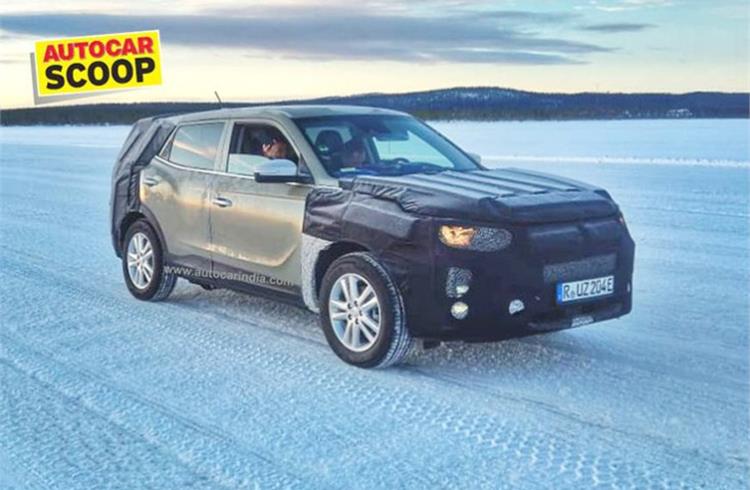 The all-electric version of the SsangYong Tivoli (codename: E100) recently snapped undergoing cold-weather testing in Sweden.