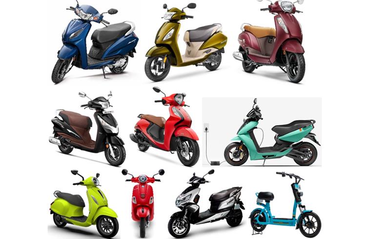 Suzuki, TVS, Yamaha, Ather and Bajaj increase scooter market share in April-August 2023 