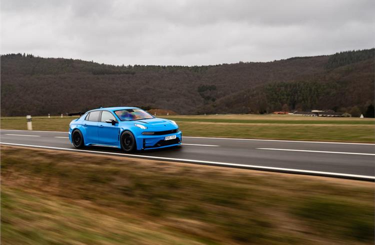 Lynk&Co 03 Cyan Concept is fastest four-door at Nurburgring