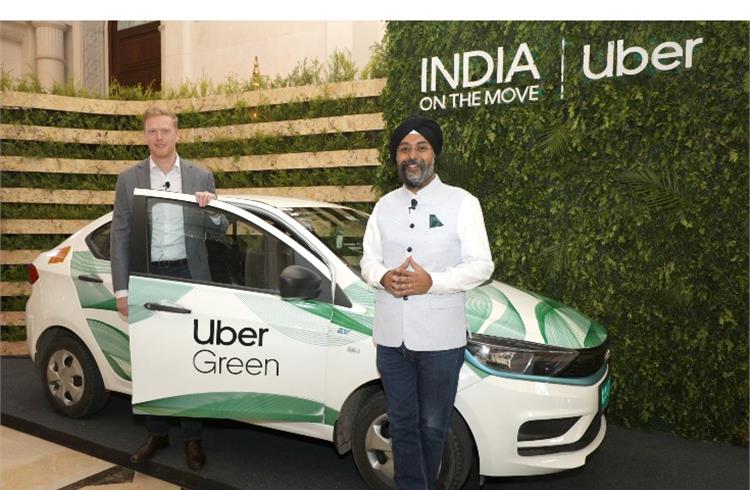 Uber announces launch of Uber Green in India; unveils EV partnerships