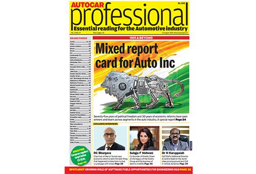 Autocar Professional’s August 15 edition tracks India Auto Inc’s progress