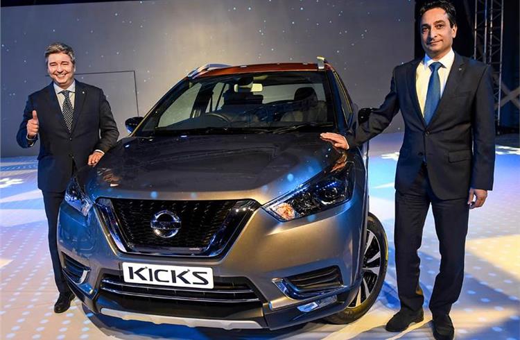 Nissan launches high-on-connectivity Kicks at Rs 955,000