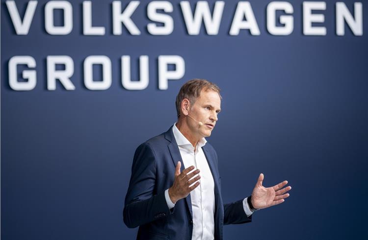 Oliver Blume, CEO of the Volkswagen Group: 