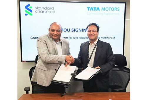 Standard Chartered Bank to provide financing access for Tata Motors’ EV dealers