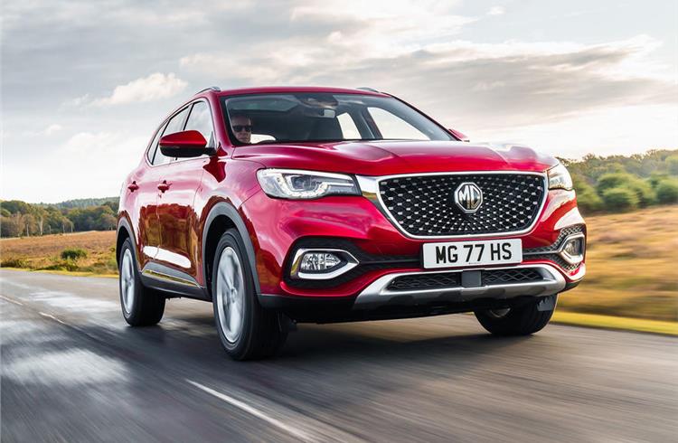 MG to import HS plug-in hybrid to UK in 2020