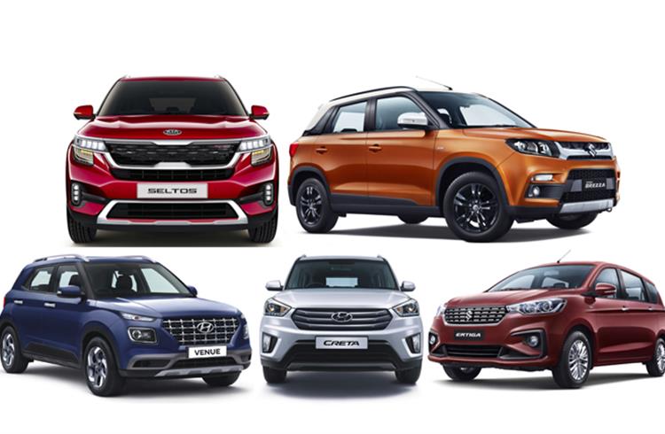 Top 5 UVs – October 2019 | Kia Seltos becomes India's No. 1 UV within 3 months of launch