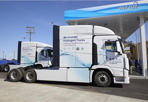 Hyundai begins supplies of hydrogen fuel cell trucks in North America