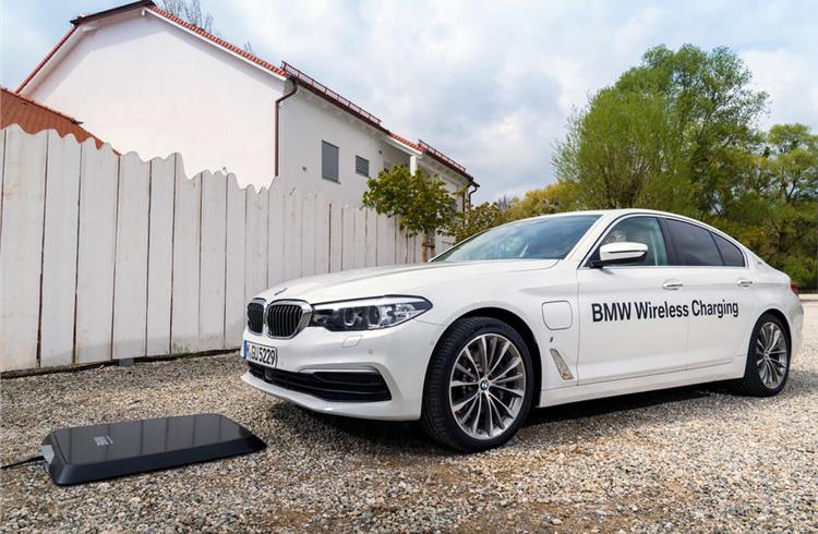 BMW briefly offered wireless charging as an option in Germany