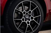 The car rides on 22in Pirelli-shod wheels available in two different styles and the brakes are steel discs, 410mm diameter with six-piston discs in front and 390mm diameter at the rear.