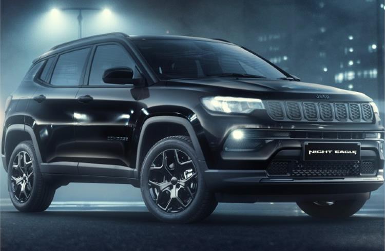 Bookings for limited run Jeep Compass Night Eagle start at Rs 25.39 lakh 