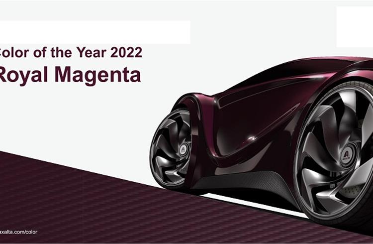 Royal Magenta named automotive colour of the year 2022