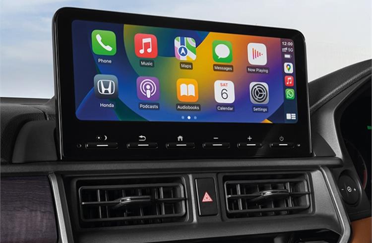 The 10.25-inch touchscreen infotainment system offers wireless Apple CarPlay and Android Auto connectivity.