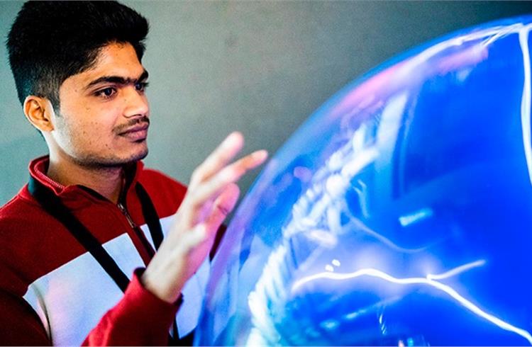  India's Rahul Barhate, a mechatronics technician, won laurels two years ago at Wolfsburg. (File photo)