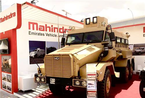 Mahindra displays armoured and tactical combat vehicles at IDEX 2021