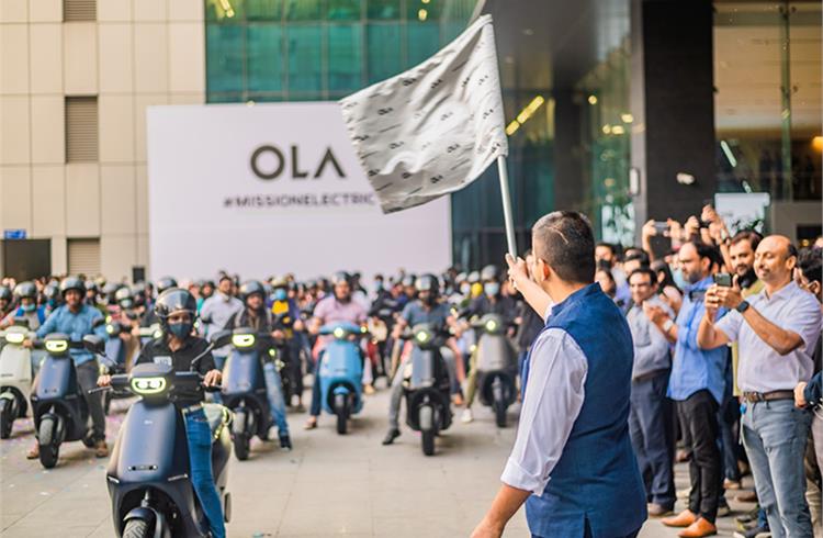 Fresh round of fund raising by Ola Electric