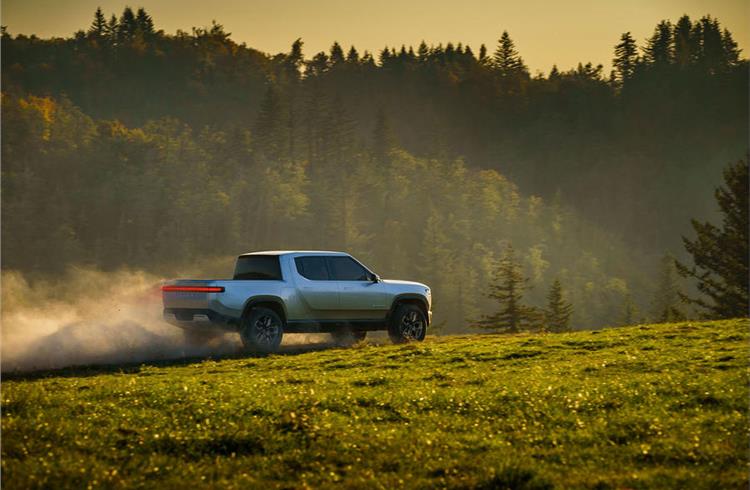 Electric start-up Rivian unveils pick-up truck to rival Tesla