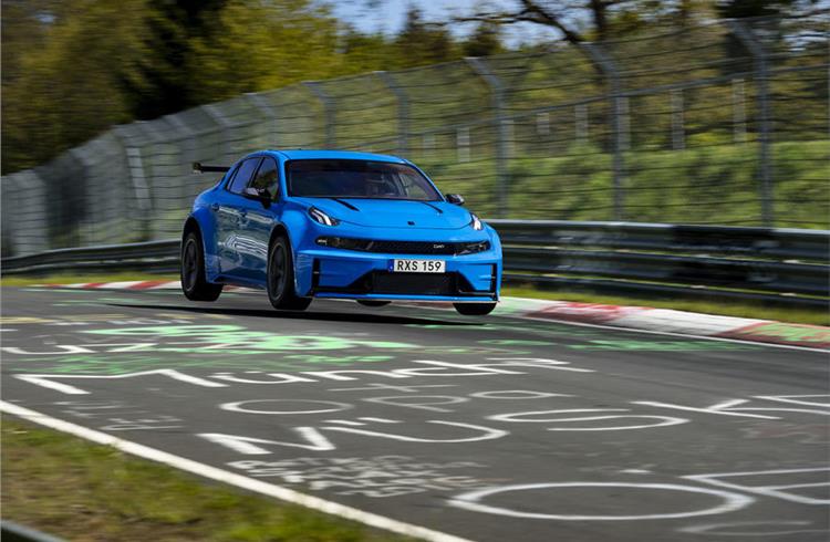 Lynk&Co 03 Cyan Concept is fastest four-door at Nurburgring