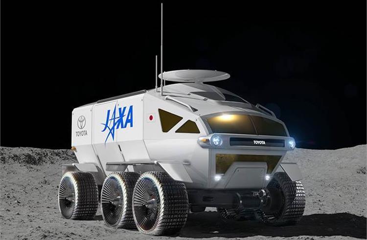JAXA and Toyota have been conducting joint research on a manned, pressurised lunar rover that uses fuel cell electric vehicle technologies.