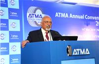JK Tyres & Industries' VK Misra delivered the closing remarks at the ATMA Convention.