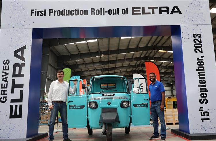 Greaves Electric Mobility launches new Eltra cargo three-wheeler with 100km range