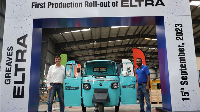 Greaves Electric Mobility launches new Eltra cargo three-wheeler with 100km range