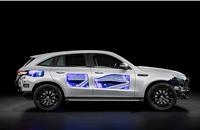 Mercedes-Benz makes electric mobility transparent with cutaway model