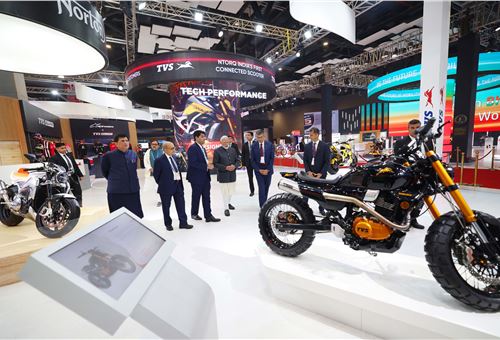 TVS showcases R&D and tech prowess at Bharat Mobility Show, PM Modi visits pavilion