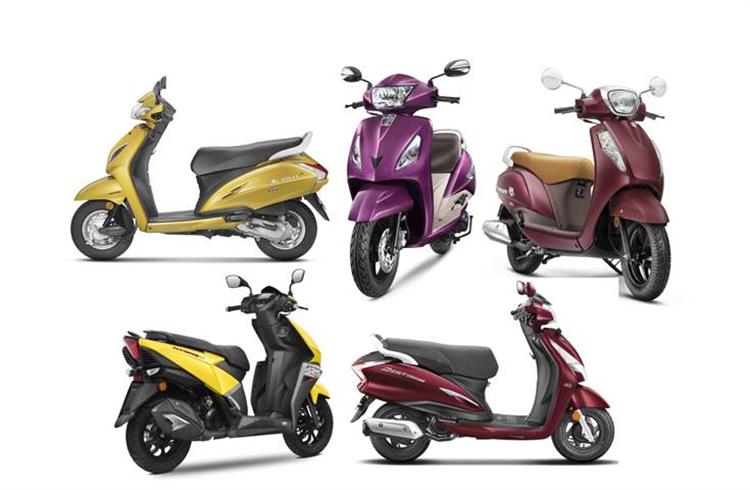 Suzuki and TVS win scooter market share, Honda and Hero share dips in April-July '19