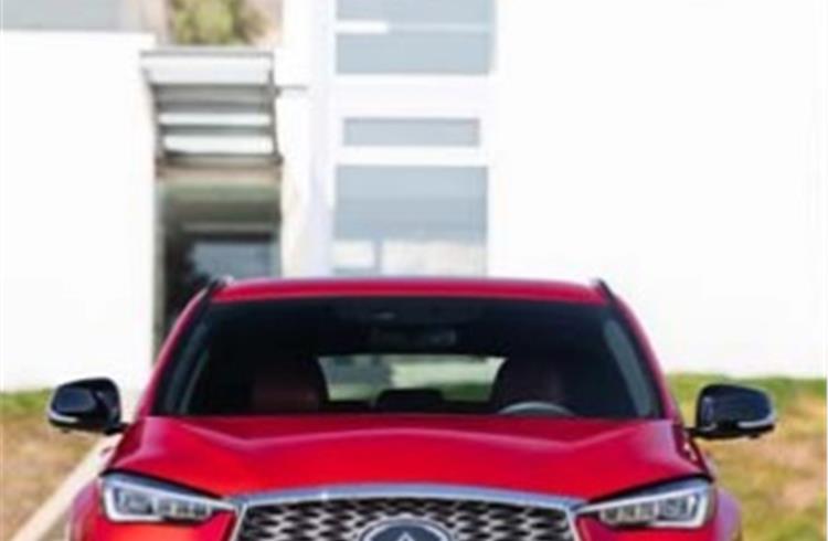 2022 Infiniti QX55 midsize luxury SUV breaks cover
