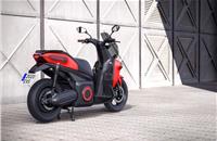 The fully electric scooter reaches a top speed of 100kph, enough to accelerate to 50kph in just 3.8 seconds.