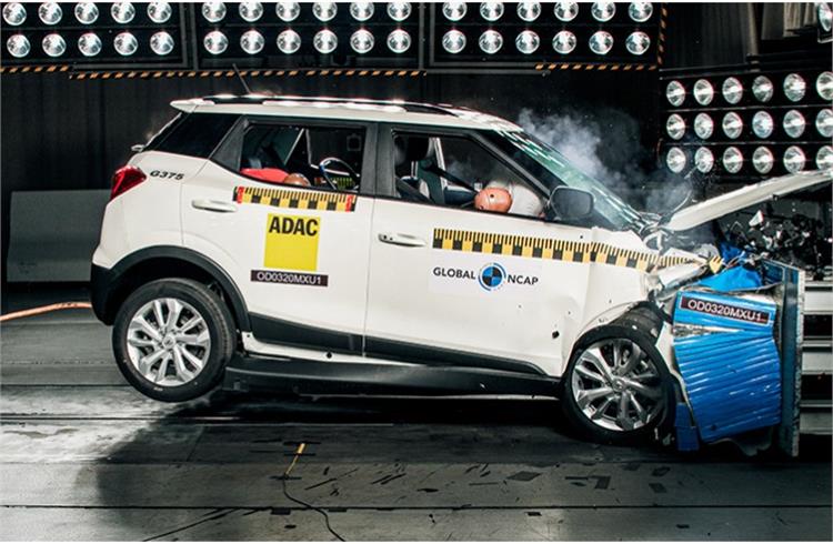Mahindra XUV300 bagged ?ve star Global NCAP rating for adult occupant protection and four stars for child occupant protection last month. It is the highest combined occupant safety rating for any car tested in India.