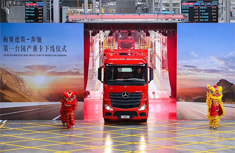 Localised production of Mercedes-Benz Actros begins in China