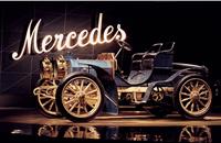 The oldest still existing Mercedes, a 40 hp Simplex from 1902.