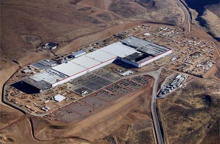 Tesla is unusual in being a car maker with gigafactories
