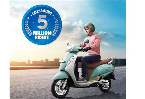 Suzuki Motorcycle India rolls out the 5 millionth Access 125 from its Gurugram plant