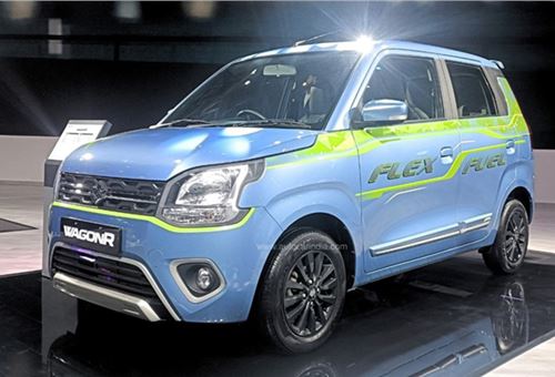 Maruti showcases Wagon R Flex Fuel, eVX Concept at Bharat Mobility Global Expo 2024
