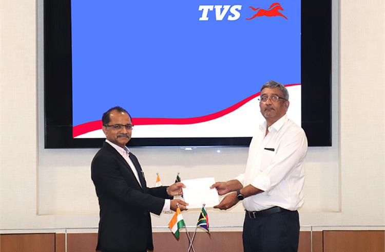 TVS Motor, ETGL ink distribution partnership in South Africa 