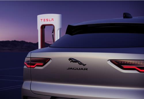 Jaguar accelerates towards its all-electric future with Tesla Supercharger deal in North America
