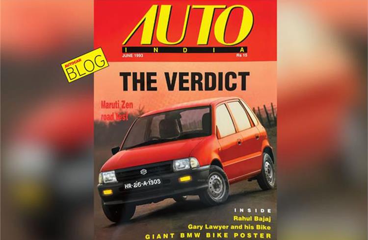 The Maruti Zen and Auto India magazine were born at the same time, exactly three decades ago.