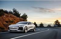 Audi unveils A6 e-tron concept based on new PPE architecture