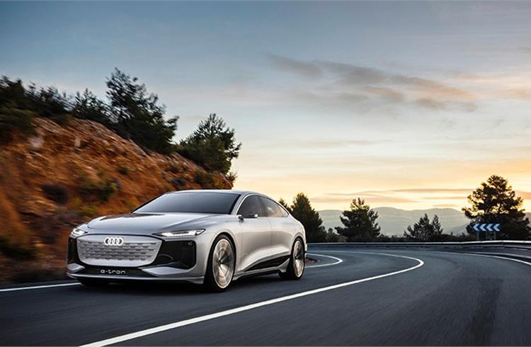 Audi unveils A6 e-tron concept based on new PPE architecture