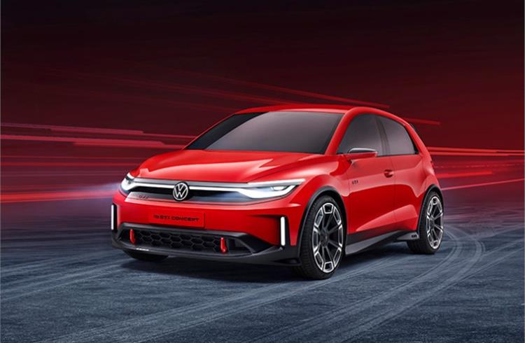 The Volkswagen ID GTI concept was unveiled at the Munich Motor Show.